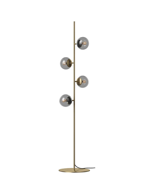 BOLIA Orb Floor Lamp - Matte Brass - CLEARANCE Forty Percent Discount