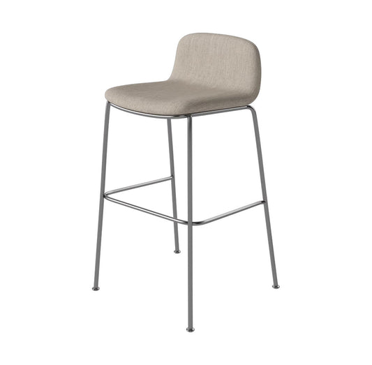 BOLIA "Palm" Bar Stool - "Baize" Fabric Sand - Clearance Forty Percent OFF
