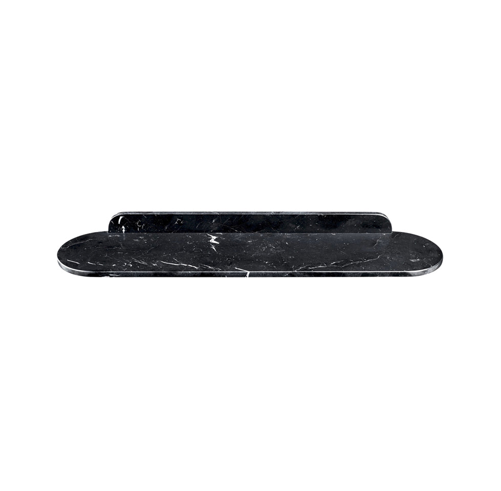 BOLIA Wafer Wall Shelf - Solid Black Marble - CLEARANCE - Twenty Five Percent Discount
