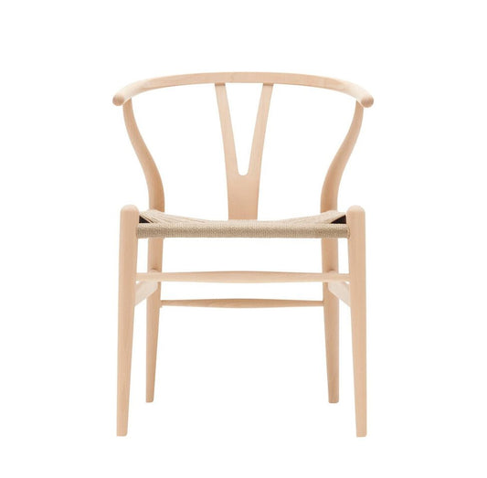 CARL HANSEN & SØNS - Set of 2 - CH24 Wishbone Chair - Beech Oiled - Natural Seat
