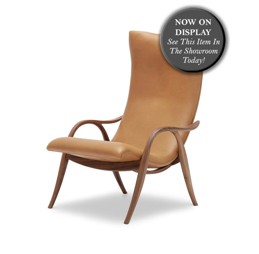 CARL HANSEN & SØNS - FH429 Signature Chair - Walnut Oiled - SIF Leather Seat Cognac - CLEARANCE Ten Percent Discount
