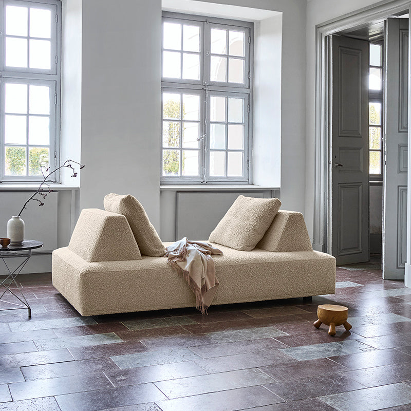 EILERSEN Playground Sofa - 210 x 105 CM - "Sand" Fabric - Fifteen Percent Discount