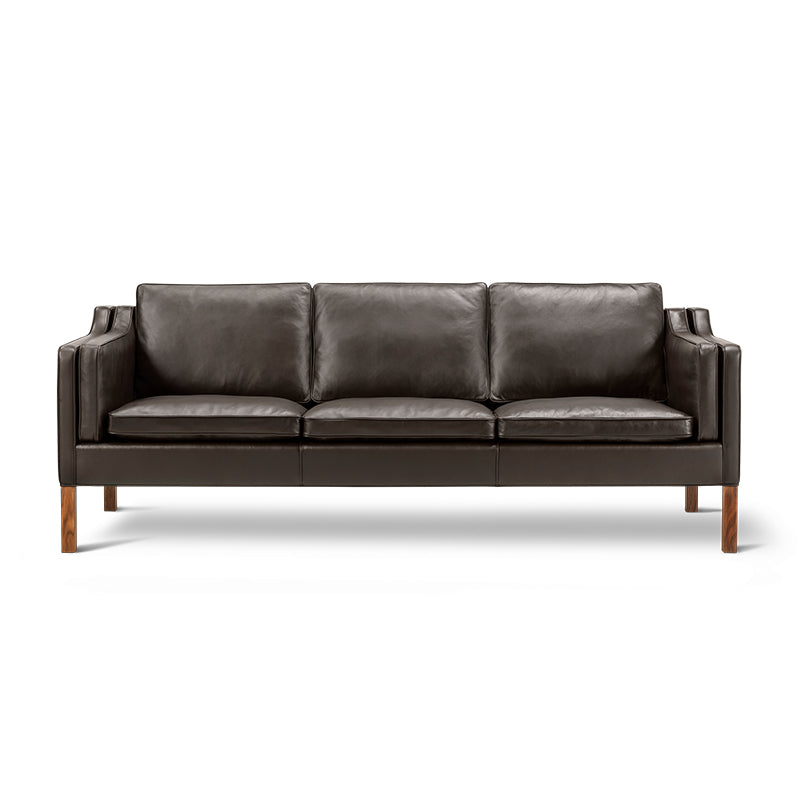 FREDERICIA - Mogensen 2213 Sofa - 221 x 81 CM - Sorensen Leather "Elegance" - CLEARANCE Fifty Percent Discount