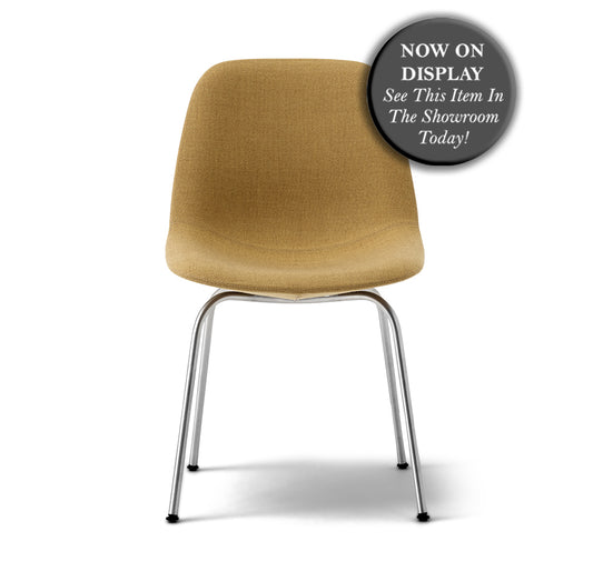 FREDERICIA - Set of 4 - Eyes 4 Leg Chair - Fabric, Clay Stainless Leg - CLEARANCE Sixty Five Percent Discount