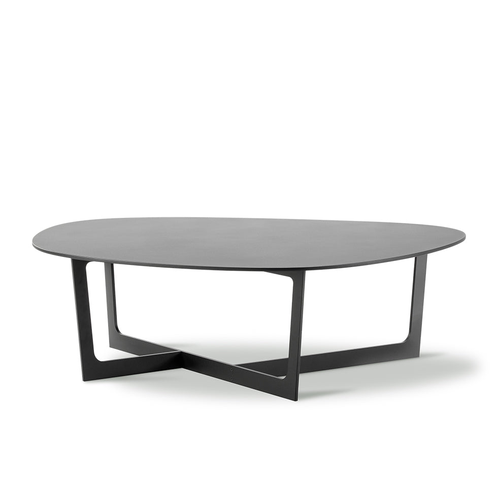 FREDERICIA Insula Table LARGE - Black Lacquered Aluminium - Fifteen Percent Discount