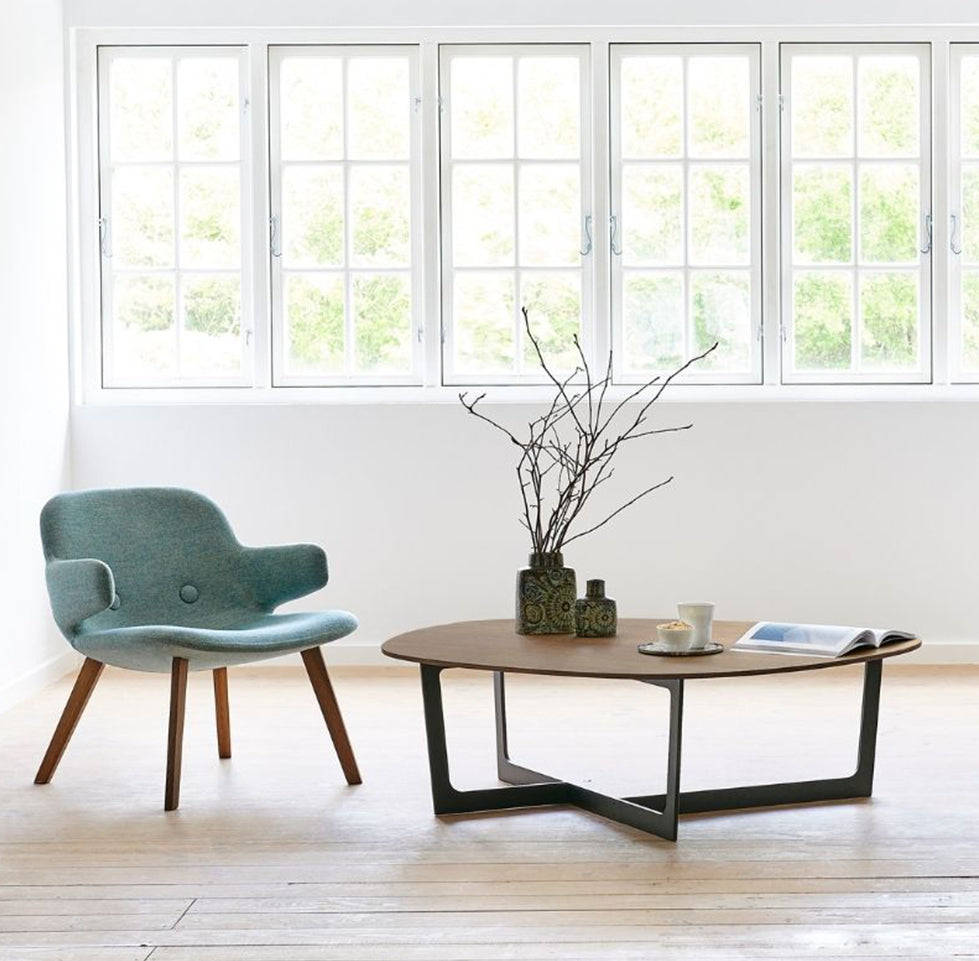 FREDERICIA Insula Table LARGE - Black Lacquered Aluminium - Fifteen Percent Discount