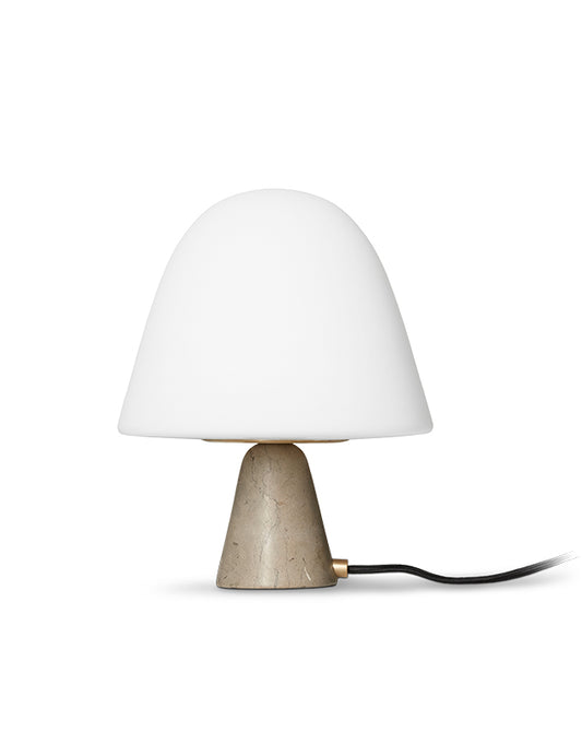 FREDERICIA Meadow Table Table Lamp - Limestone & Glass - CLEARANCE Fifty Percent Discount