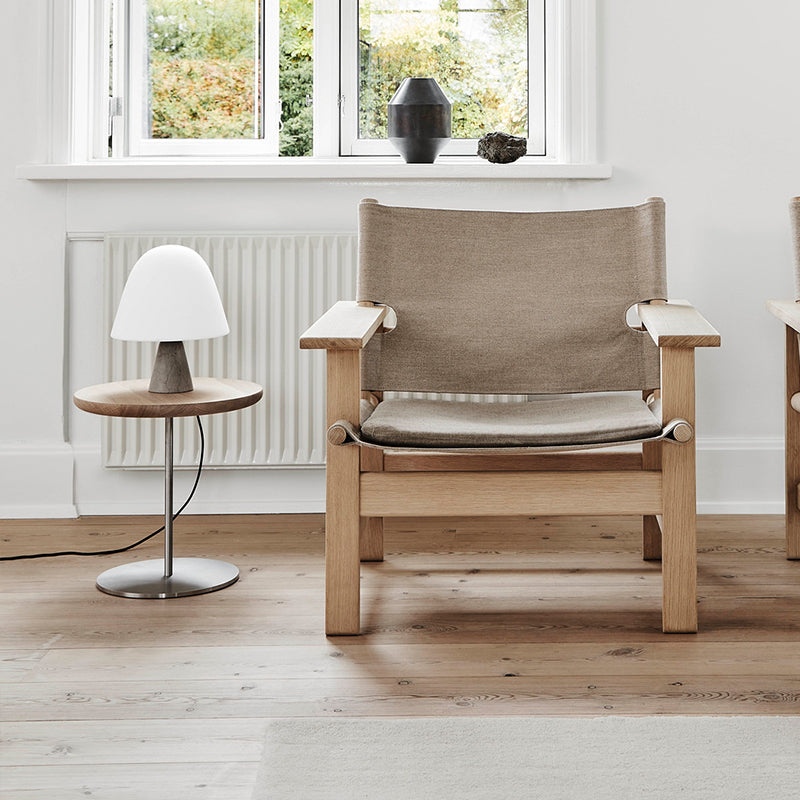 FREDERICIA Meadow Table Table Lamp - Limestone & Glass - CLEARANCE Fifty Percent Discount