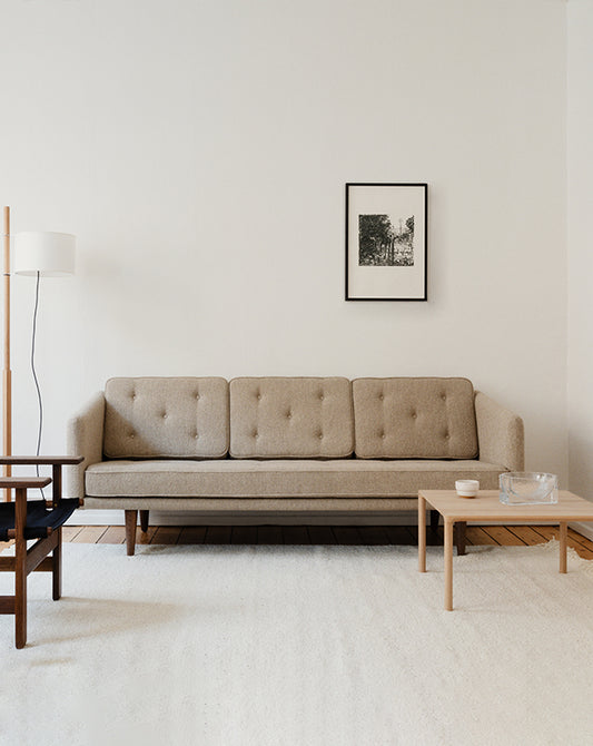 FREDERICIA - Mogensen No.1 Sofa - 206 x 86 - Steelcut Trio Fabric - Fifteen Percent Discount