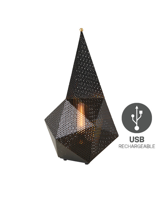 GUBI "Bagdad" Rechargeable Lamp - Black - Indoor & Outdoor Safe - Twenty Five Percent Discount