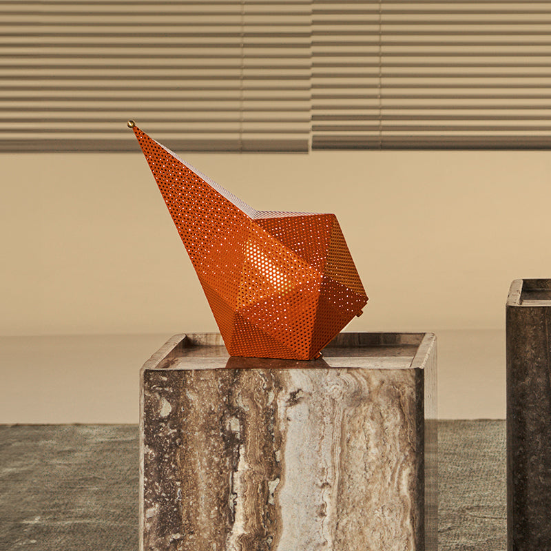 GUBI "Bagdad" Rechargeable Lamp - International Orange - Indoor & Outdoor Safe - Twenty Five Percent Discount