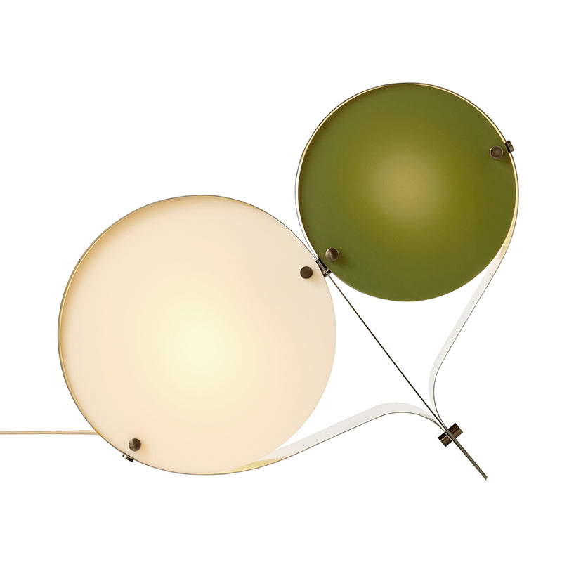 GUBI Coppia Table Lamp - Ivory & Olive - Twenty Five Percent Discount