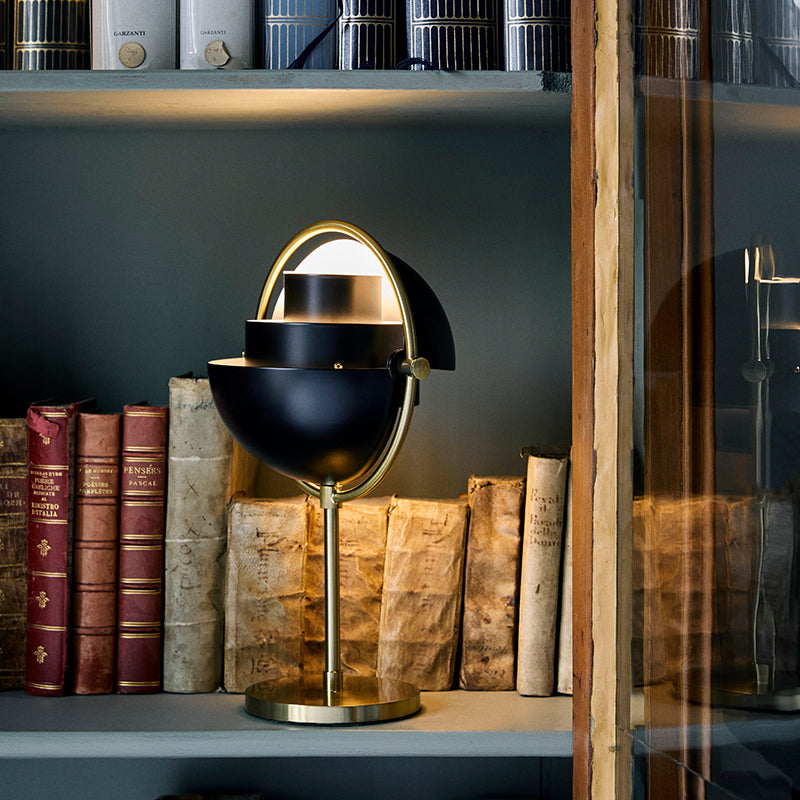 GUBI Multi Lite Rechargeable Lamp - Brass/Black - Indoor & Outdoor Safe - Twenty Five Percent Discount
