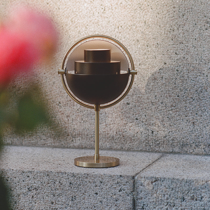 GUBI Multi Lite Rechargeable Lamp - Brass/Black - Indoor & Outdoor Safe - Twenty Five Percent Discount