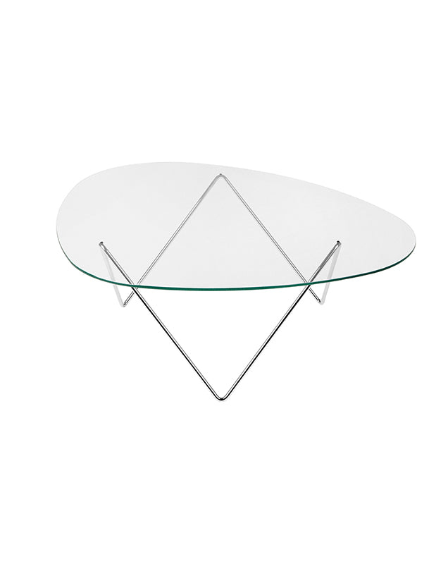 GUBI Pedrera Coffee Table, Chrome Base - Fifteen Percent Discount
