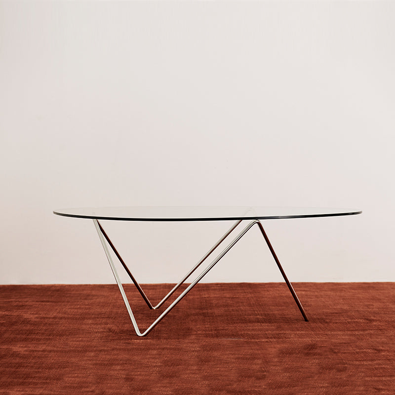 GUBI Pedrera Coffee Table, Chrome Base - Fifteen Percent Discount