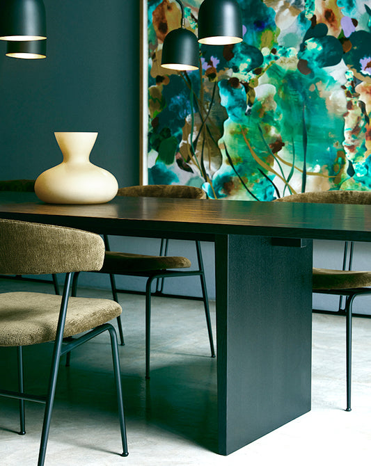 GUBI Private Dining Table - 260x100 - Black/Brown - Fifteen Percent Discount