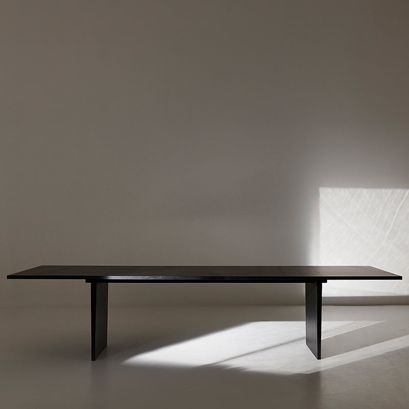 GUBI Private Dining Table - 260x100 - Black/Brown - Fifteen Percent Discount