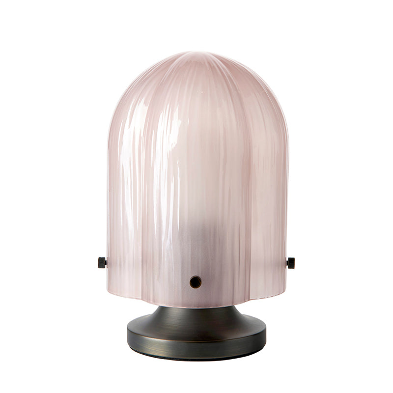 GUBI Seine Table Lamp - Coral Colour Glass Shade - Twenty Five Percent Discount
