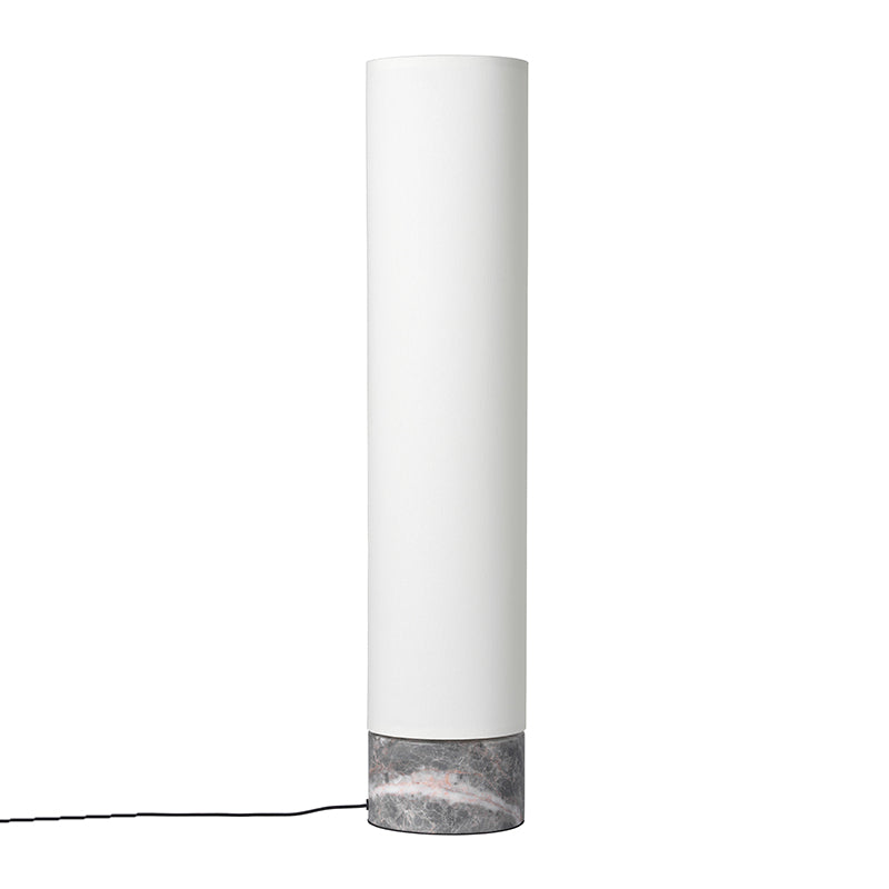 GUBI Unbound Floor/Table Lamp - Canvas Shade & Marble Base H80cm - Twenty Five Percent Discount