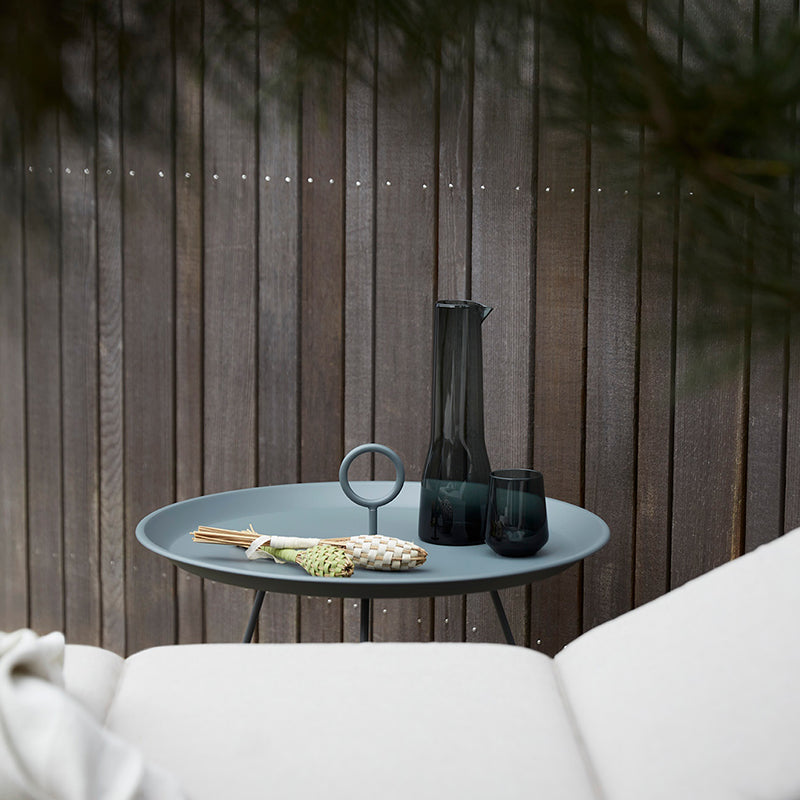 HOUE Eyelet Tray Table - Pine Green - Ø58 CM - CLEARANCE Thirty Percent Discount