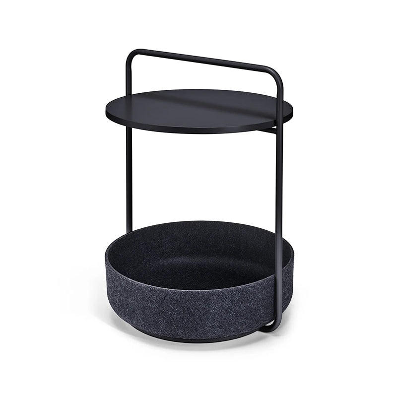 MIA CARA Tavolino - Side Table with Cat Bed - Black