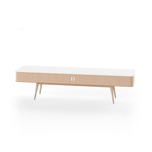NAVER COLLECTION - AK2720 TV Table - Oak White Oiled - CLEARANCE Forty Percent Discount