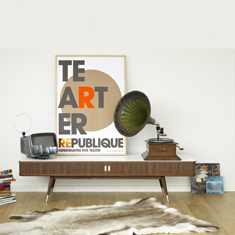 NAVER COLLECTION - AK2720 TV Table - Walnut Oiled - Fifteen Percent Discount