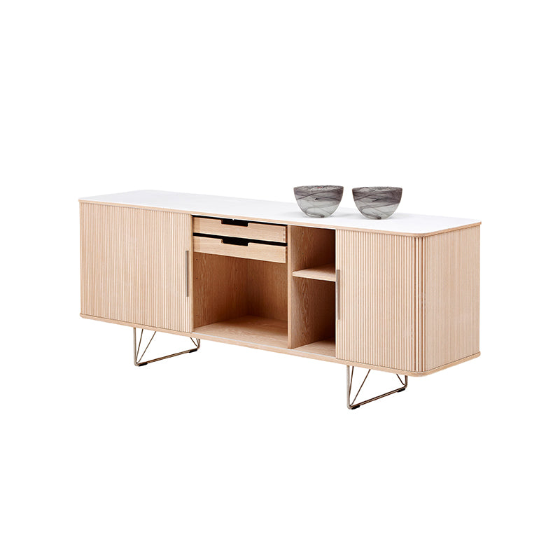 NAVER COLLECTION - AK2730 Sideboard - Oak White Oiled - CLEARANCE Forty Percent Discount
