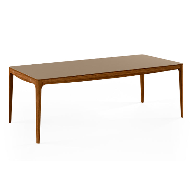 NAVER COLLECTION - GM3700 RO Table 210x100x74 - Walnut Oiled, Brown Fenix Laminate Top - CLEARANCE Forty Percent Discount