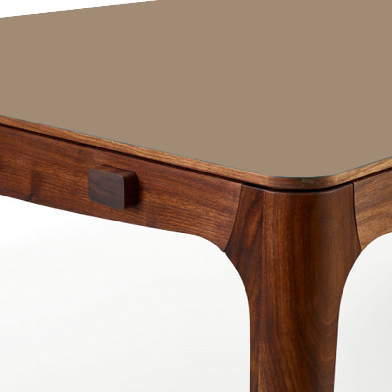 NAVER COLLECTION - GM3700 RO Table 210x100x74 - Walnut Oiled, Brown Fenix Laminate Top - CLEARANCE Forty Percent Discount