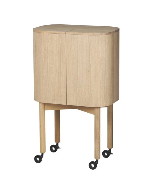 NORTHERN Loud Bar Cabinet - Light Oiled Oak - CLEARANCE Forty Percent Discount