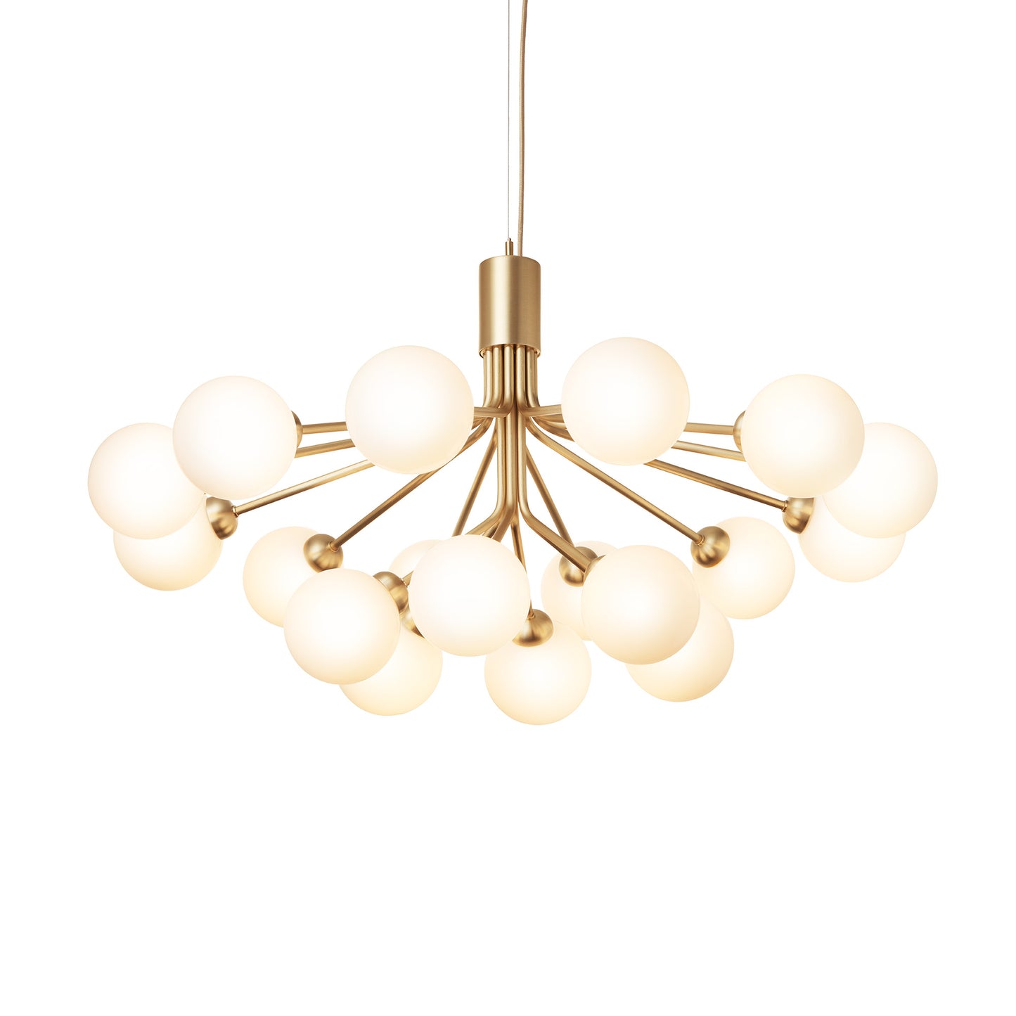 NUURA Apiales 18 - Brass/Opal Glass - Twenty Five Percent Discount
