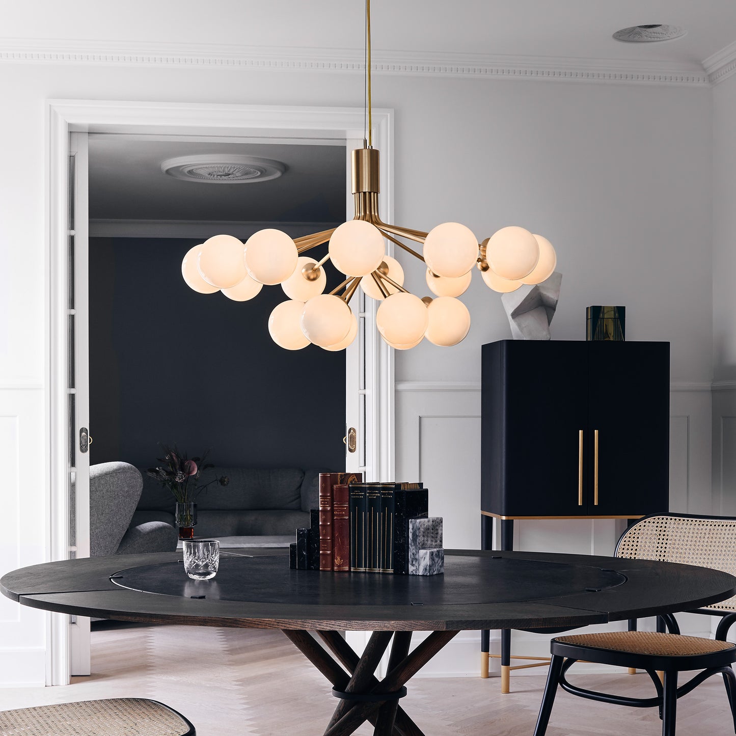 NUURA Apiales 18 - Brass/Opal Glass - Twenty Five Percent Discount