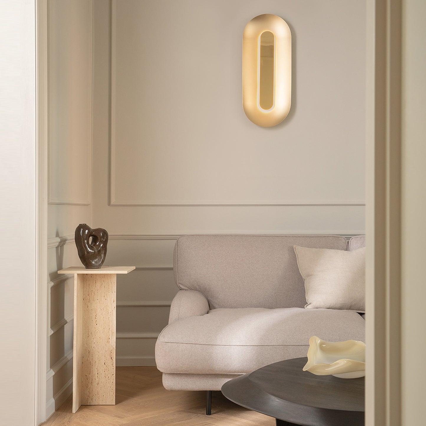 NUURA Sasi Large Brass Wall Light - Twenty Five Percent Discount