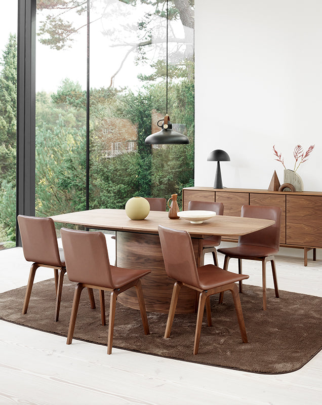 SKOVBY SM116 Extending Dining Table - Walnut Oiled - 20% OFF