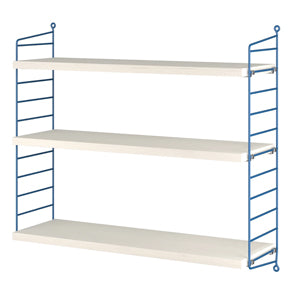 STRING Pocket - 75th Anniversary - Pine Shelves / Blue Frame