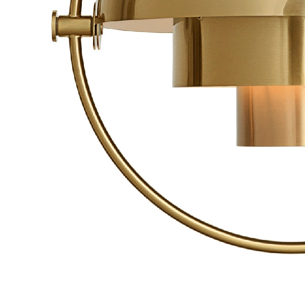 GUBI Multi Lite Pendant - Brass Shade with Brass Ring - Twenty Five Percent Discount