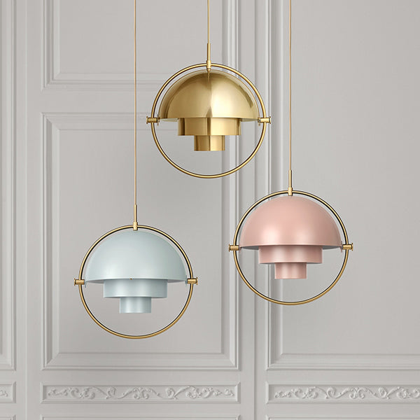 GUBI Multi Lite Pendant - Brass Shade with Brass Ring - Twenty Five Percent Discount