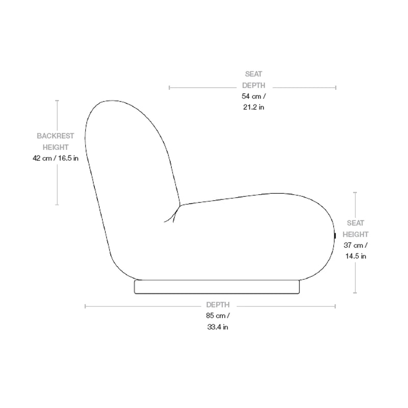 GUBI Pacha Chair OUTDOOR - Fully Upholstered, Moss Gray Swivel Base - Fifteen Percent Discount