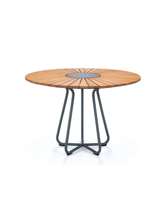 HOUE Circle Dining Table - Bamboo - 110cm Diameter - Thirty Percent Discount
