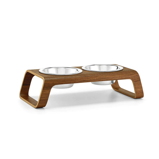 MIA CARA Desco, Dog Feeder, Walnut M