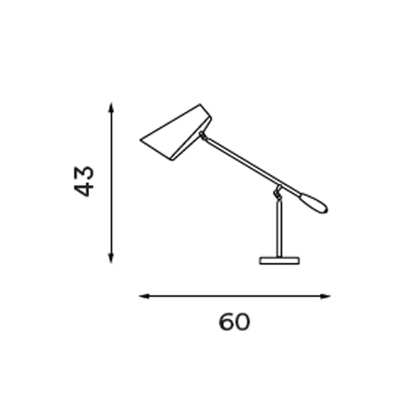 NORTHERN Birdy Table Lamp - Black & Brass - Twenty Five Percent Discount