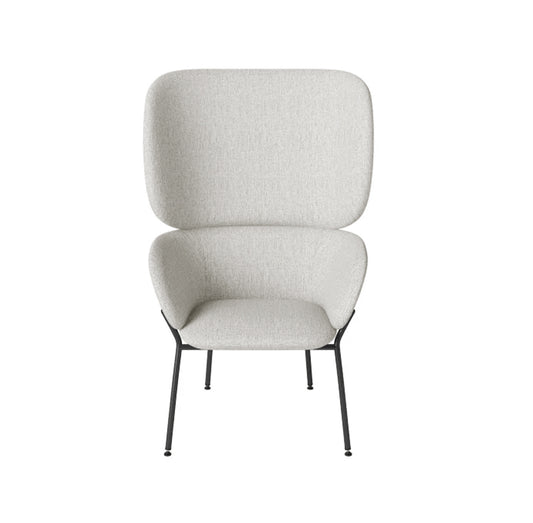 BOLIA Carmen High-Back Armchair - "Memory" Fabric Ivory - Clearance Sixty Percent OFF