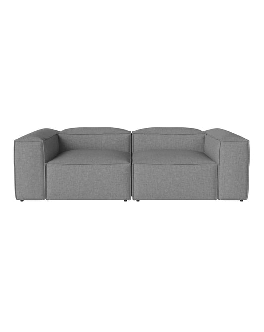 BOLIA Cosima 2 Units - Small Corner Sofa - "Nantes" Blue-Grey - Fifteen Percent Discount
