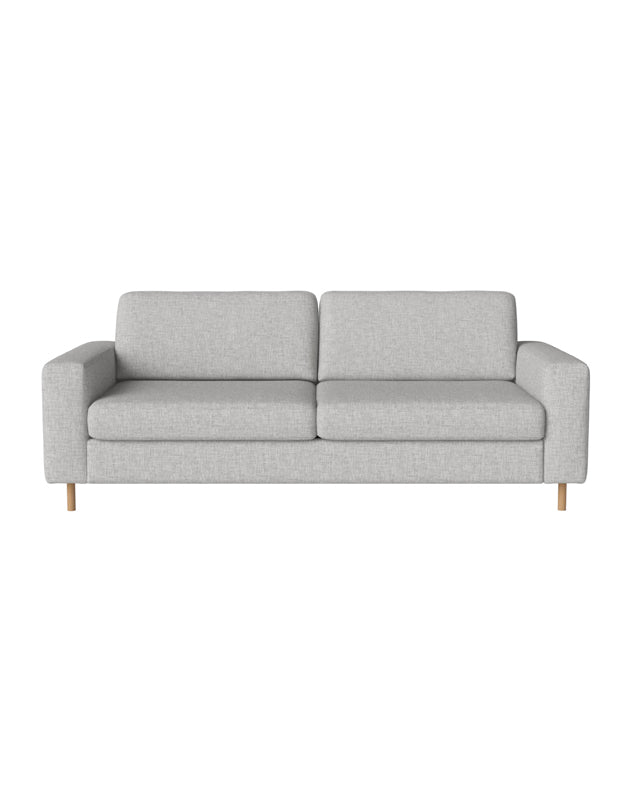 BOLIA Scandinavia 2½ Seater 206cm Sofa - "Nantes" Light Grey - 20% OFF