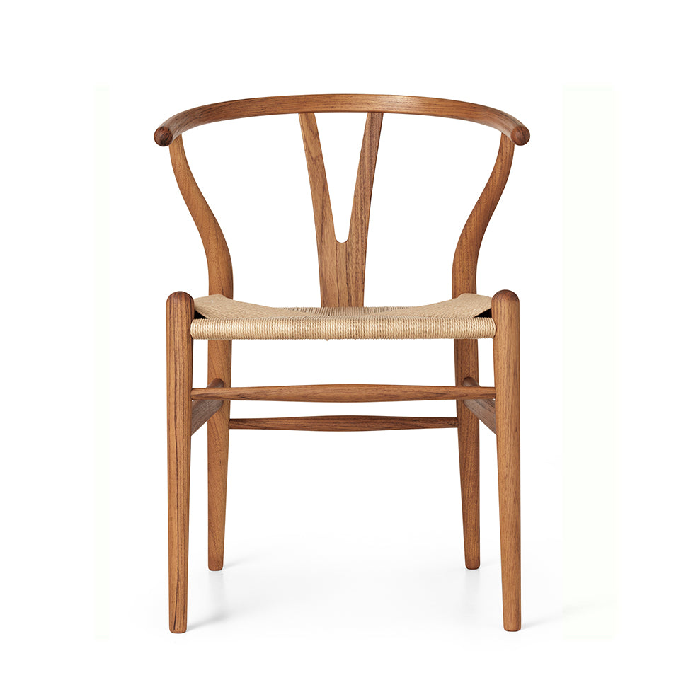 CARL HANSEN & SØNS - CH24 Wishbone Chair - Teak Oiled - Natural Seat