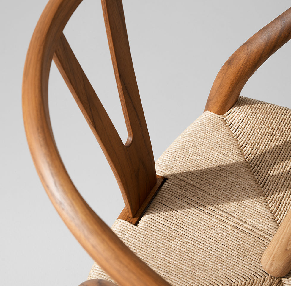 CARL HANSEN & SØNS - CH24 Wishbone Chair - Teak Oiled - Natural Seat