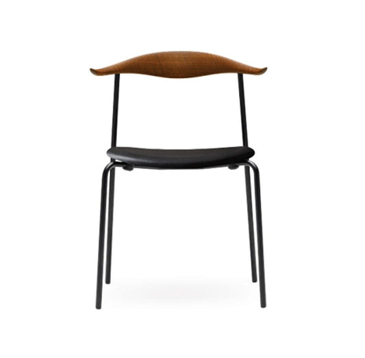 CARL HANSEN & SØNS - Set of 2 - CH88P Chair - Oak Smoked w/Loke Leather Seat - CLEARANCE 20% DISCOUNT