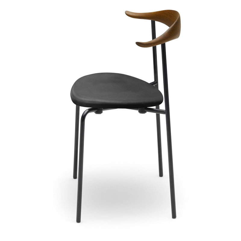 CARL HANSEN & SØNS - Set of 2 - CH88P Chair - Oak Smoked w/Loke Leather Seat - CLEARANCE Twenty Percent Discount